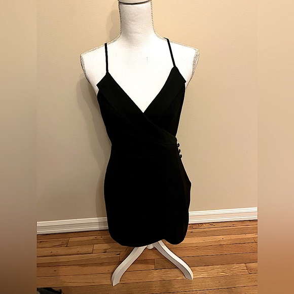 NBD Black Spaghetti Strap Mini Dress - Picture 1 of 10